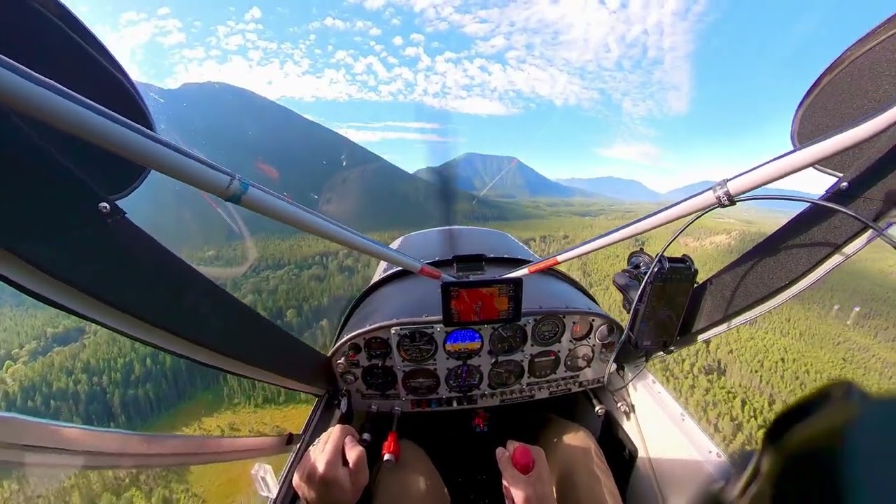 Taking Off From Ryan Field (2MT1) Near West Glacier, Montana