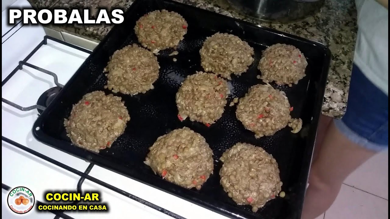 Hamburguesas de lentejas al horno,  @COCIN-AR