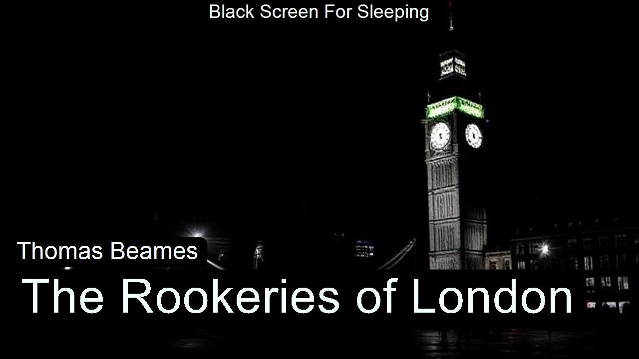 The Rookeries of London by Thomas Beames  Black Screen For Sleeping