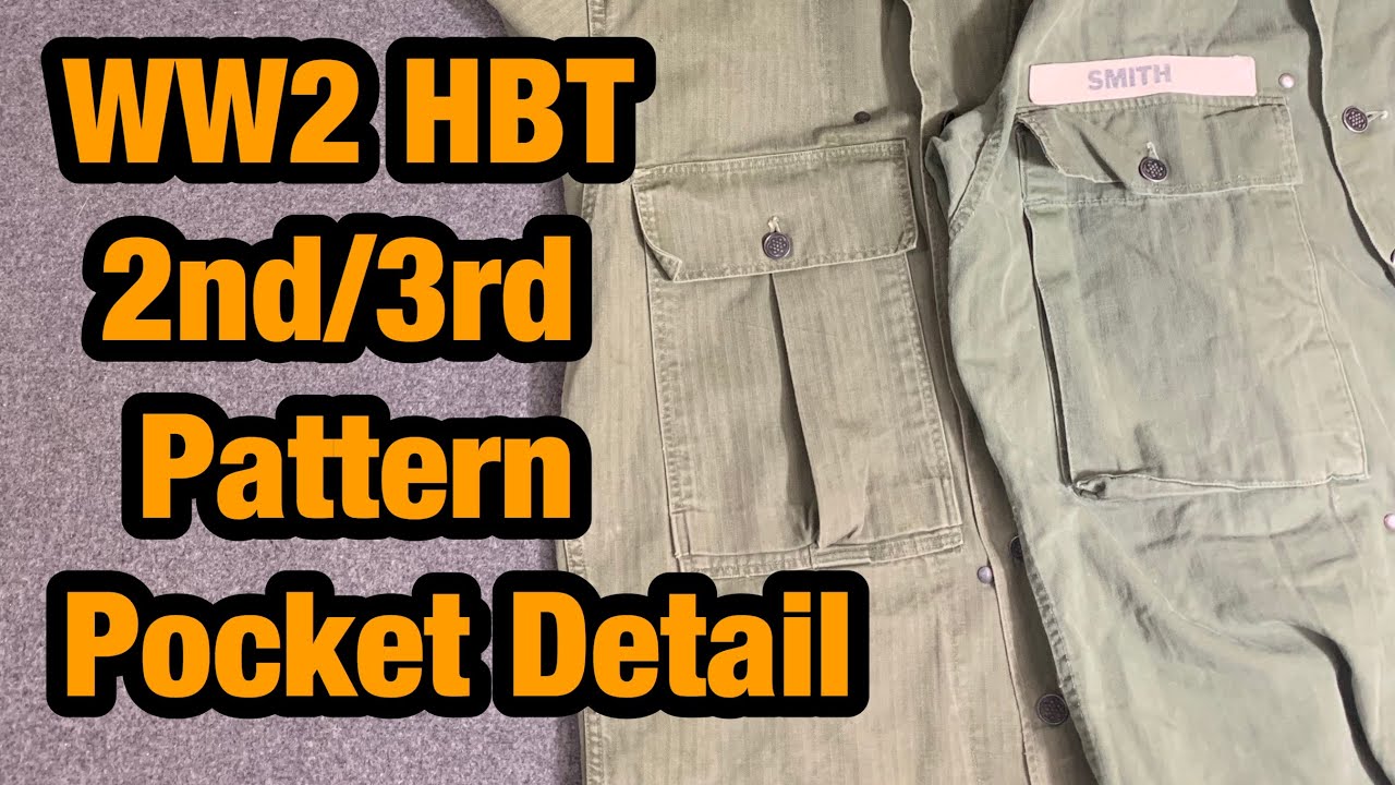 WW2 US Gear HBT Jacket 2nd/3rd Pattern details #076