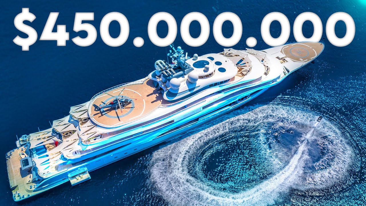 Inside a $450 Million Luxurious Super Yacht, The A+