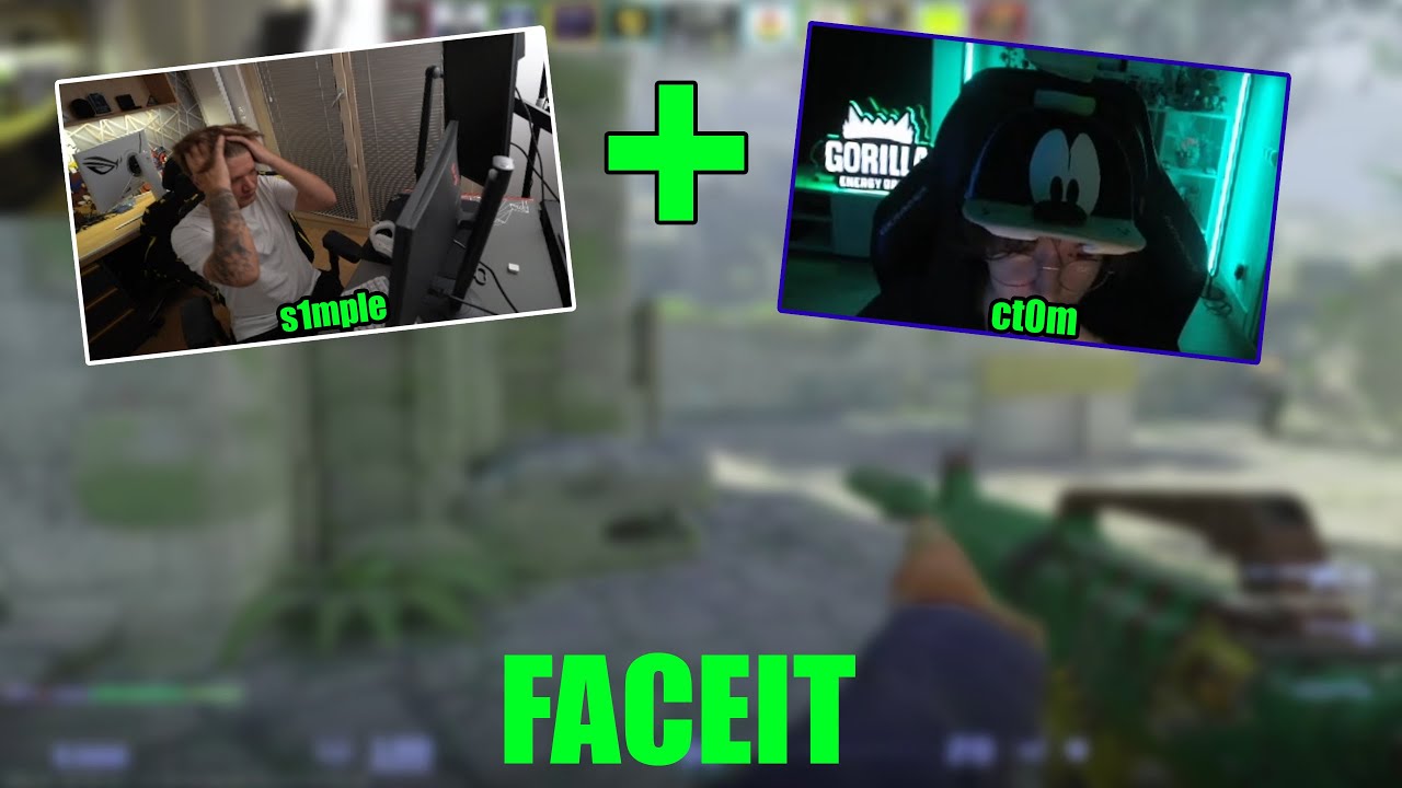 СИМПЛ С КТОМ ИГРАЮТ НА FACEIT! CS2