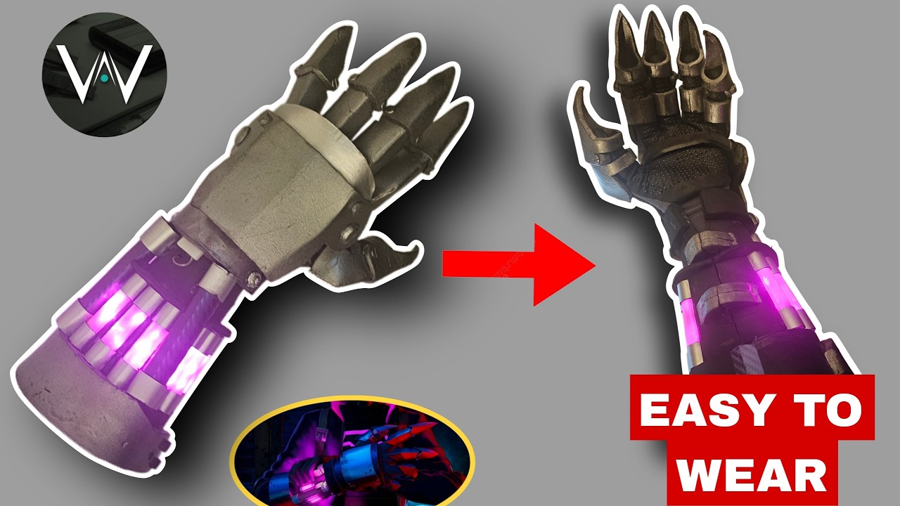 How to make Prowler miles gauntlets out of EVA foam! Givewave Studios Earth 42 miles gauntlets