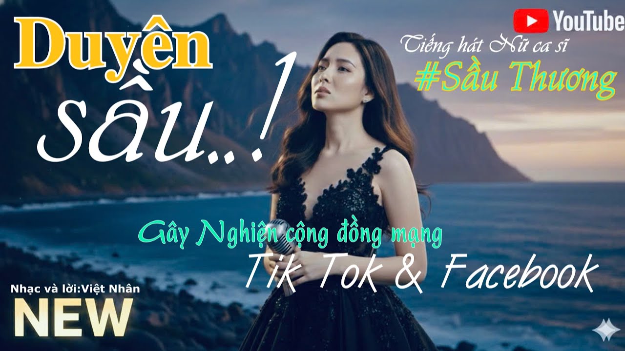 Duyên sầu,tiếng hát Nữ #sầuthương gây nghiện cộng đồng mạng,sâu lắng,cảm xúc,êm ái...