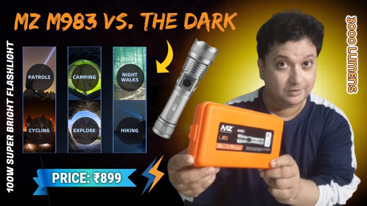 🔦🔦Exploring the Features of the MZ M983 Flashlight: Your New Outdoor Companion
