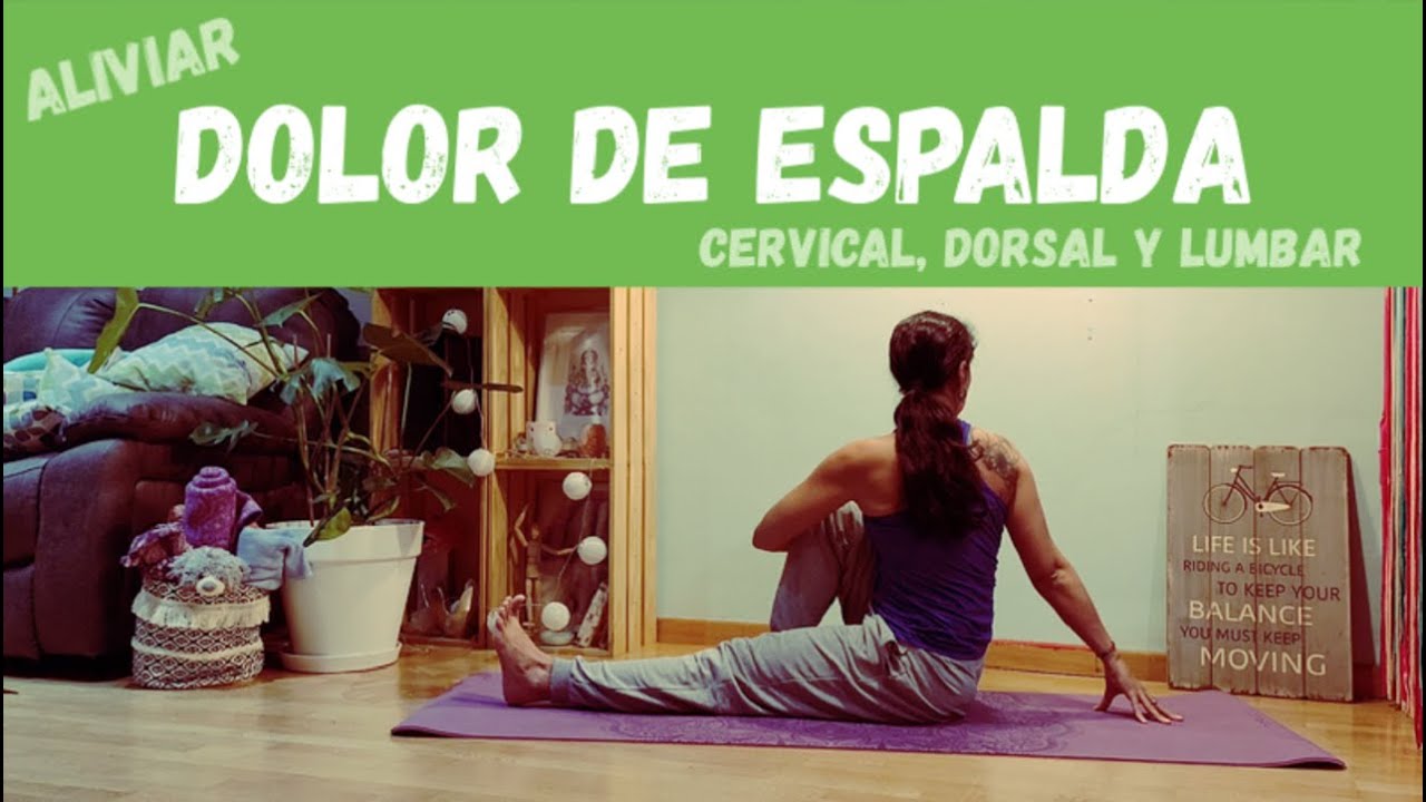 ✳️Aliviar DOLOR de espalda - Ejercicios y estiramientos