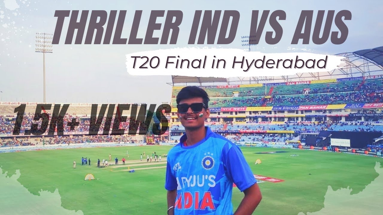 Thriller Ind Vs Aus final Match in Hyderabad|Unfilterd|Shubham Jainwar