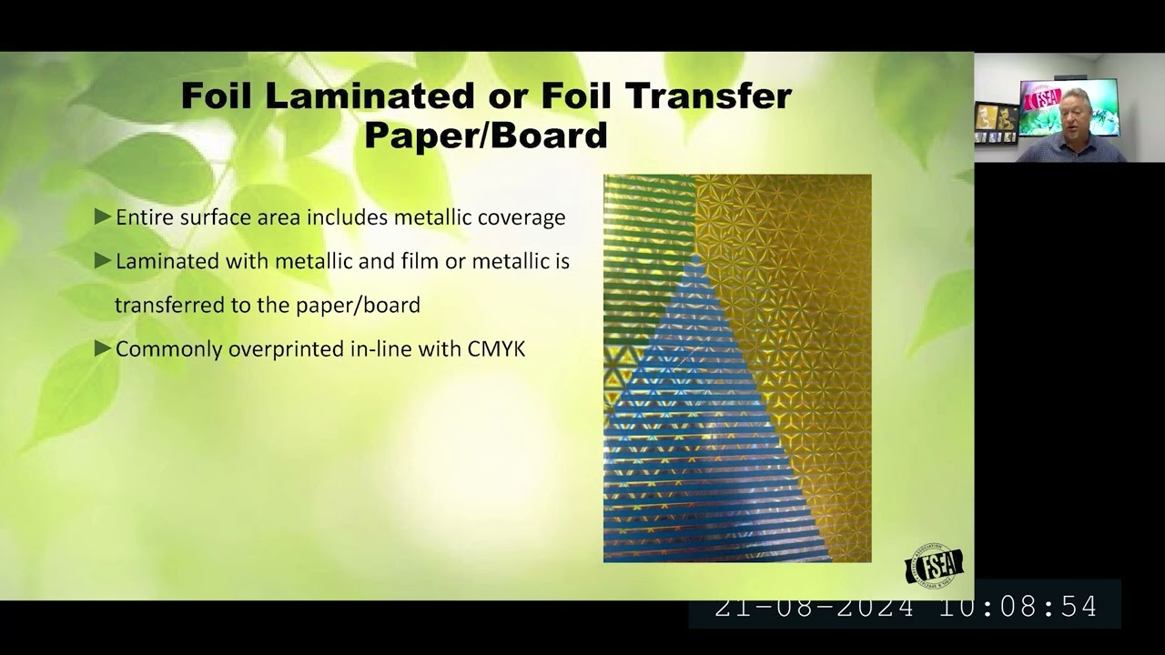 Recycling of Fiber-Based Materials with Transfer Metallic Decorating