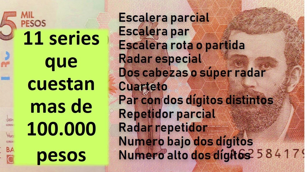 Billetes con series costosas, 11 series que cuestan cientos de miles
