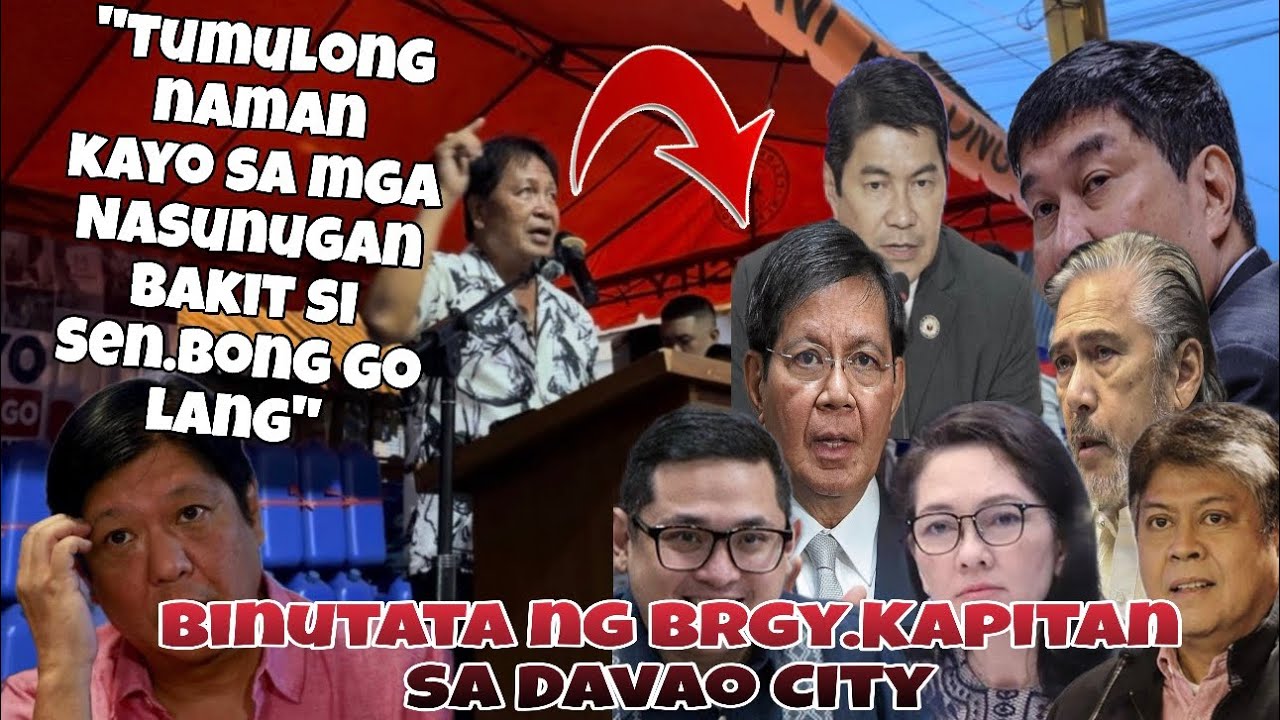 OMG! BRGY.KAPITAN SA DAVAO CITY MAY MATAPANG NA PAHAYAG SA MGA SENADOR HINDI RAMDAM ANG TULONG!!?