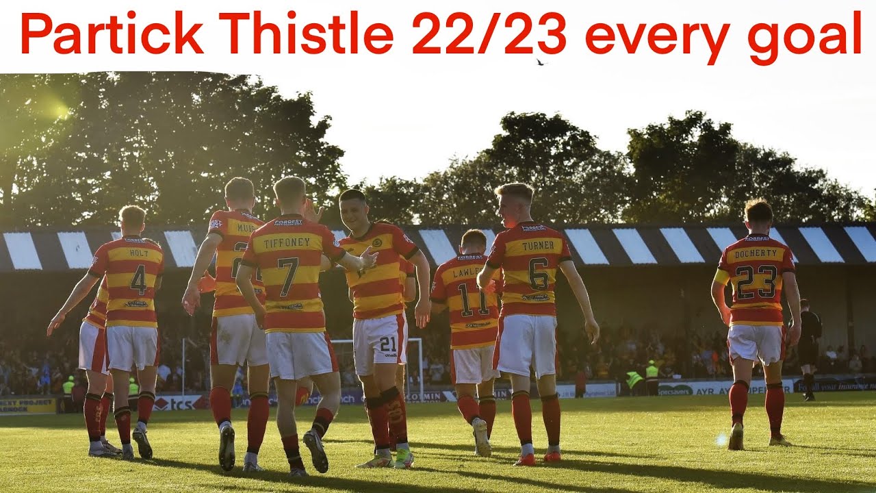 PARTICK THISTLE 2022/23 Every Goal 🇧🇪 Scottish Championship Highlights