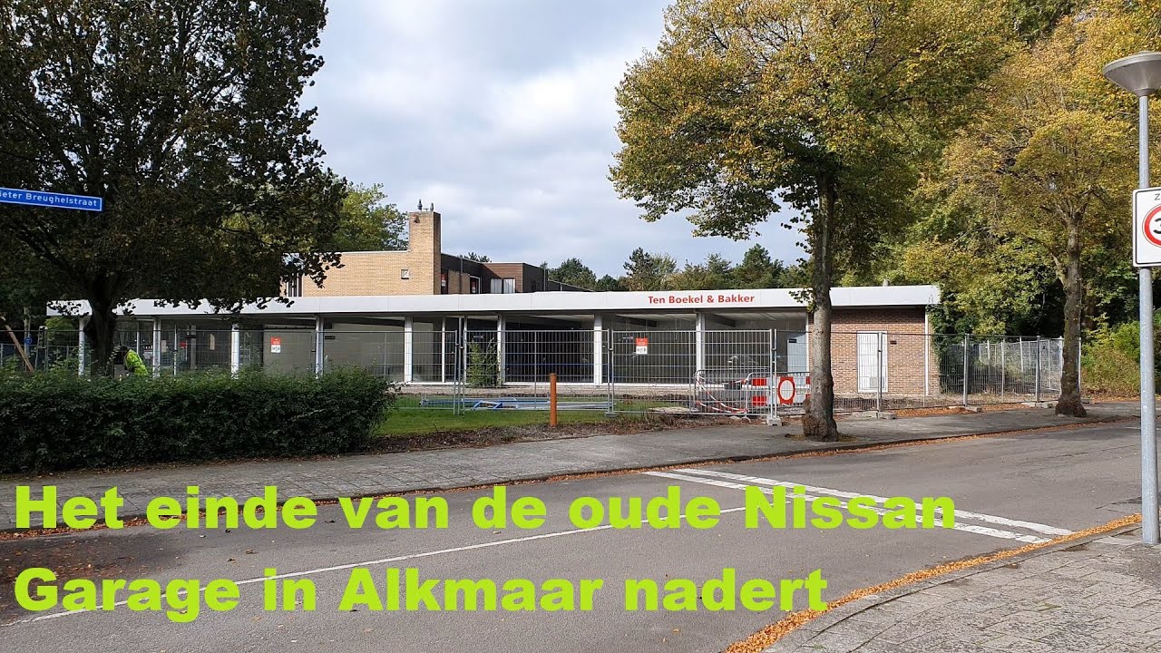 Het einde van de oude Nissan Garage in Alkmaar nadert