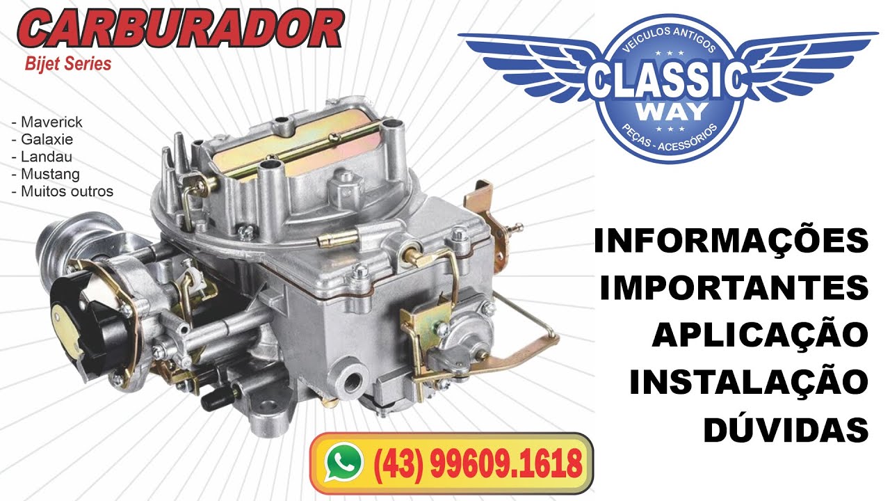 Apresentando Carburador Bijet 2150 - Classic Way