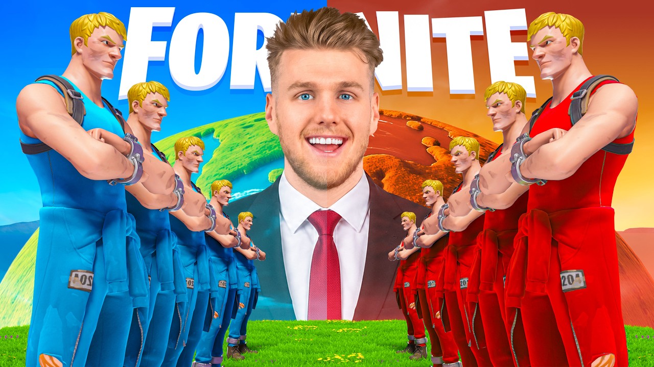 50 игроков строят цивилизацию в Fortnite!