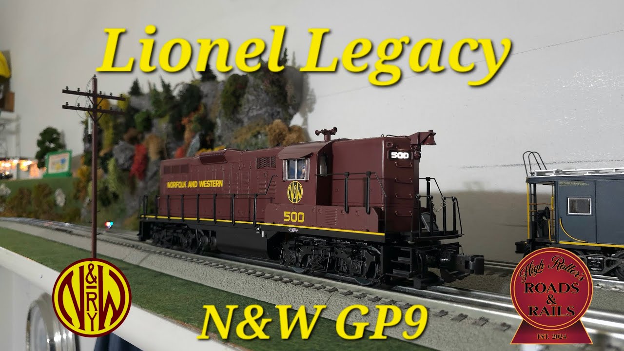 Lionel Legacy Norfolk and Western GP9 REVIEW!!