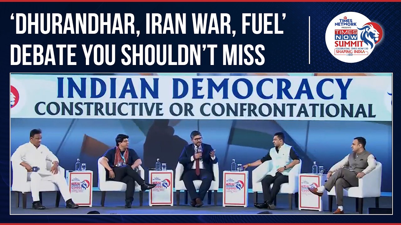 'Dhurandhar' To Iran War: Watch Fiery Debate On Indian Democracy At Times Now Summit 2026