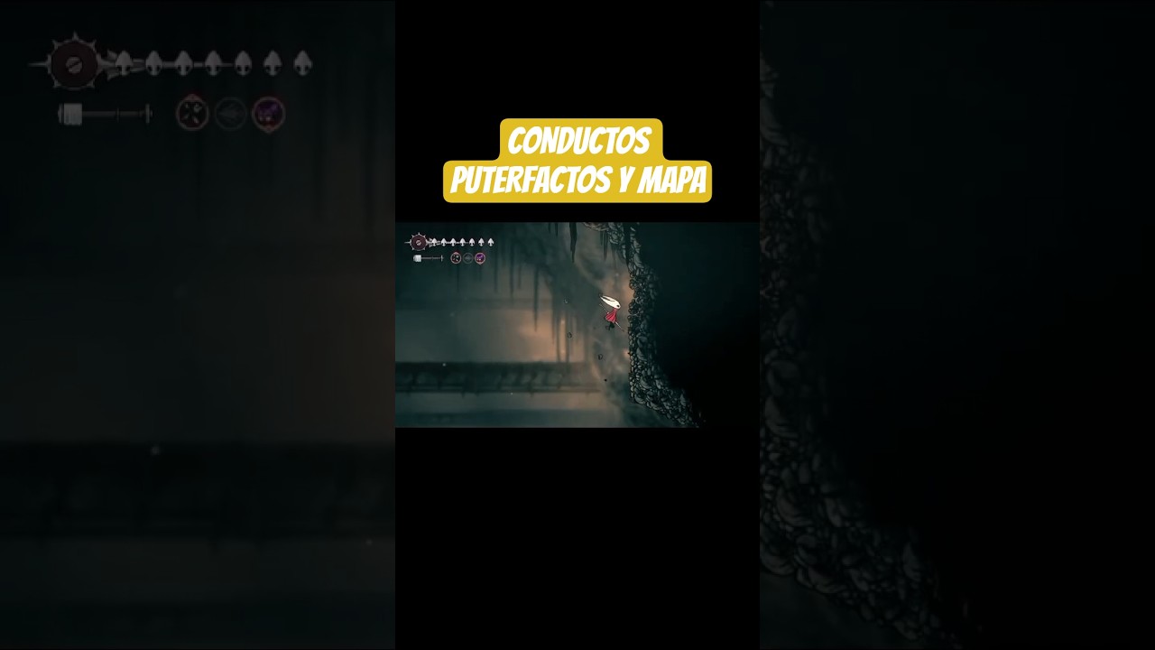 COMO LLEGAR A ZONA CONDUCTOS PUTREFACTOS Y OBTENER EL MAPA #hollowknightsilksong #tipsandtricks