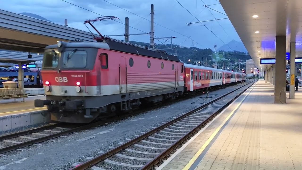 Vlaky v Innsbrucku dne 16.6.2025