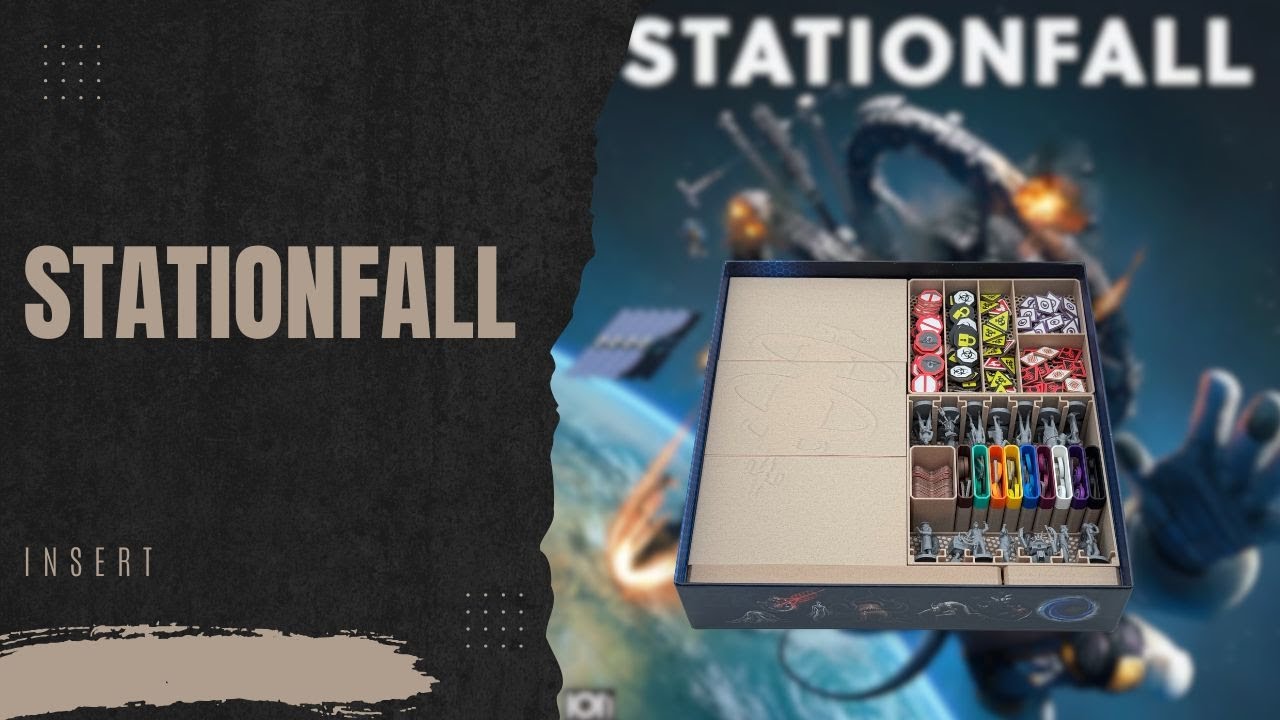 Stationfall - board game insert including figures or standees