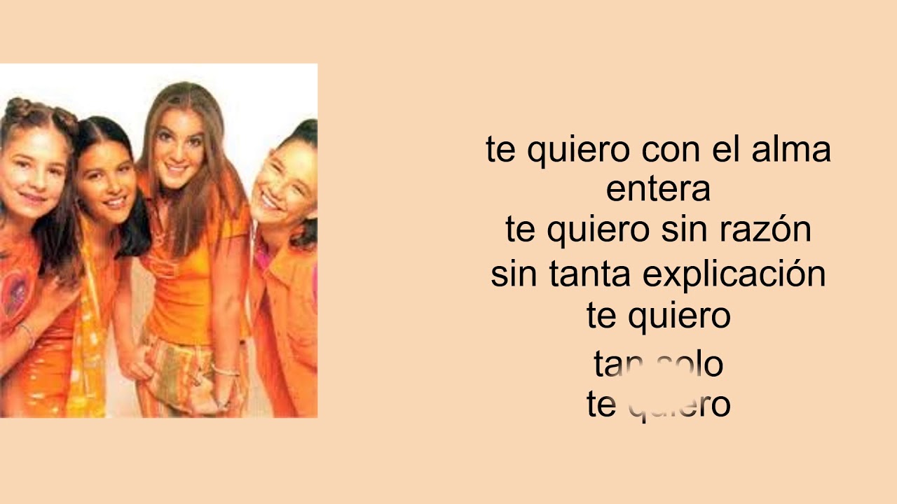 Jeans-Te Quiero letra