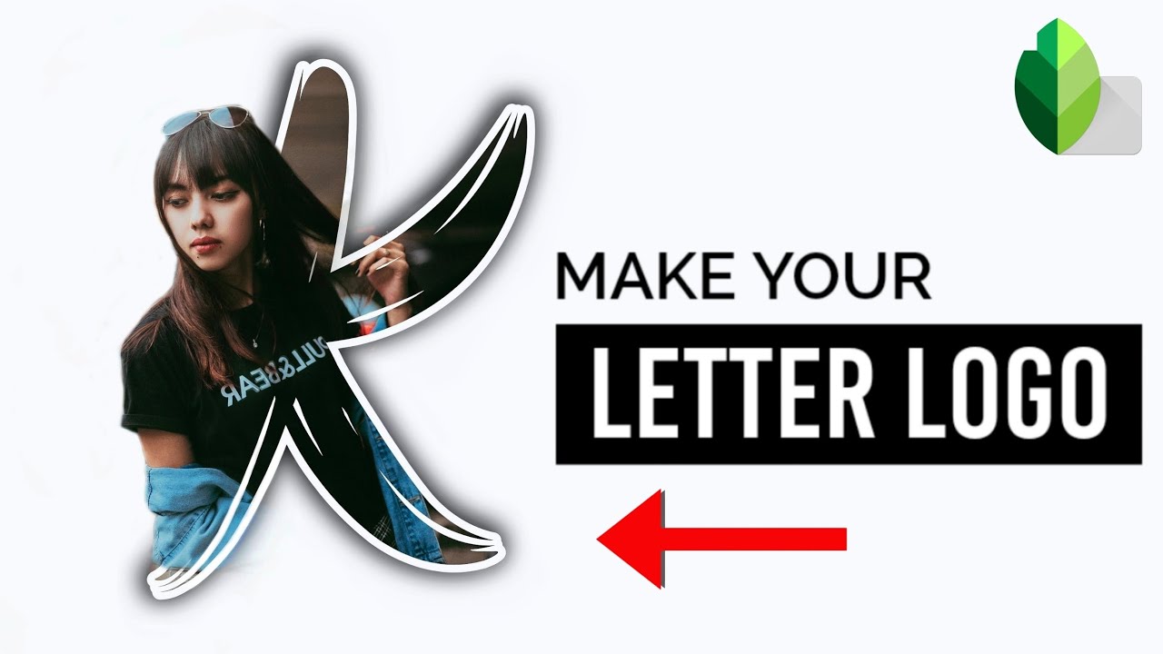 3d letter portrait logo | Snapseed editing tutorial