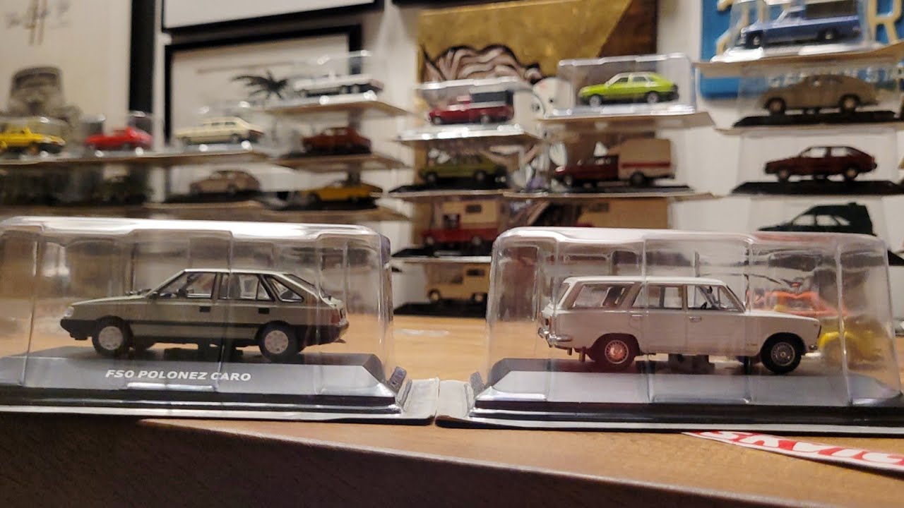Jakość z bliska - Polonez Caro i Fiat 125p kombi / Deagostini modele 1:43 Legendy FSO