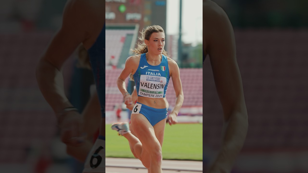 Victorious Valensin 🇮🇹 #Tampere2025 #athletics #U20champs