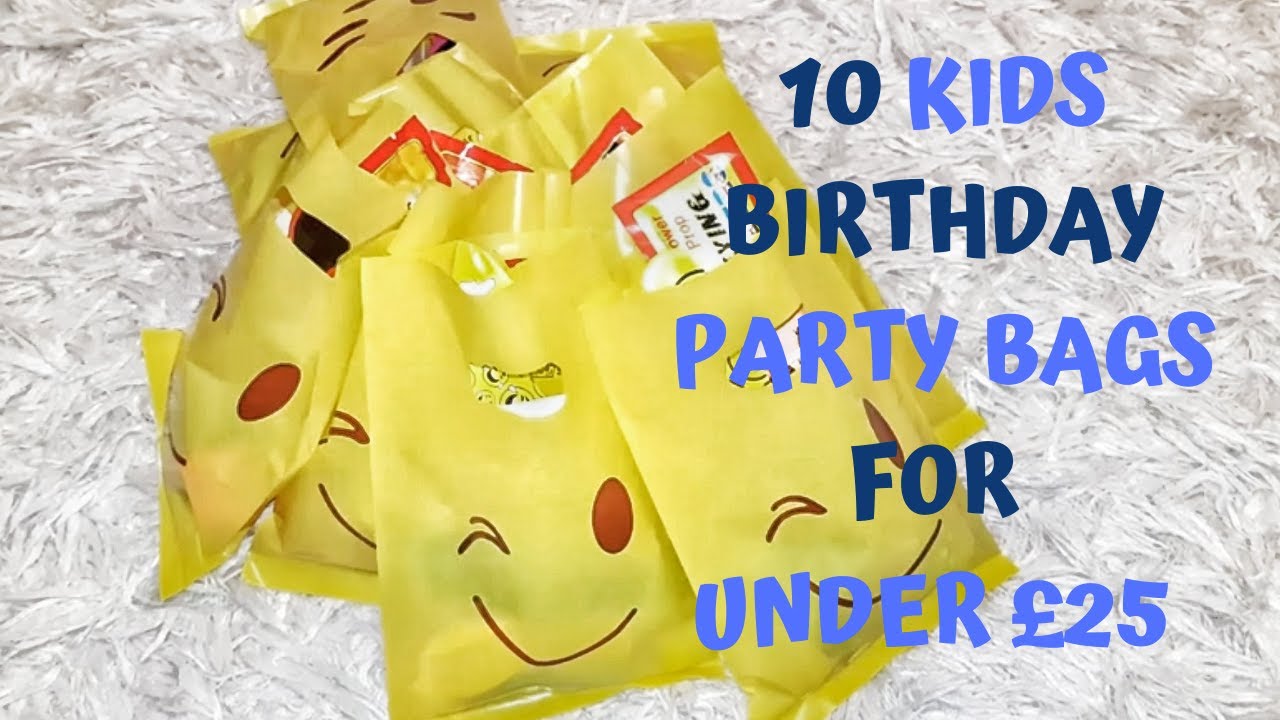 Budget-Friendly Kids Party Bags Ideas Under &pound;25! Creative and Affordable Party Favours