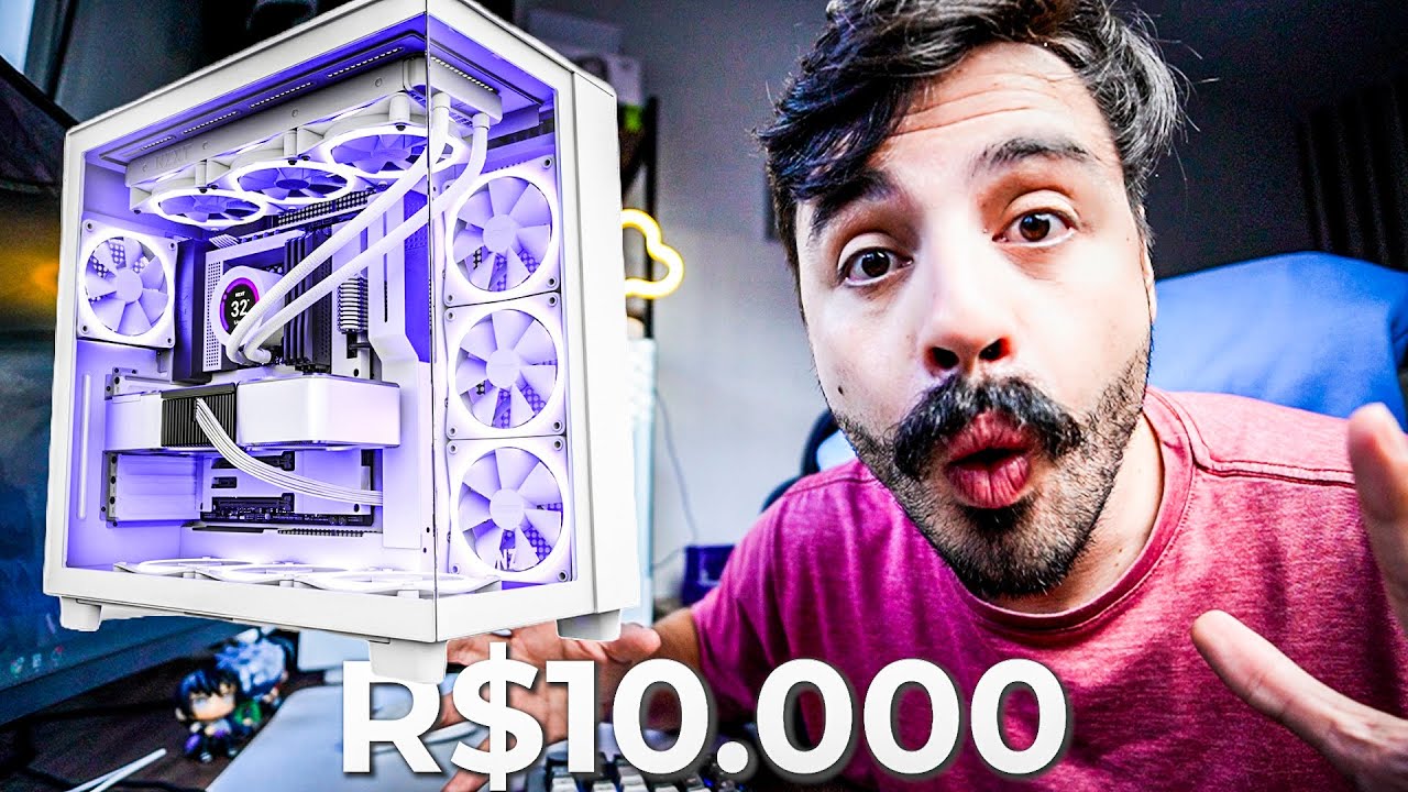 Melhor PC GAMER de R$10.000 dos SONHOS - RODA TUDO BRINCANDO !!!