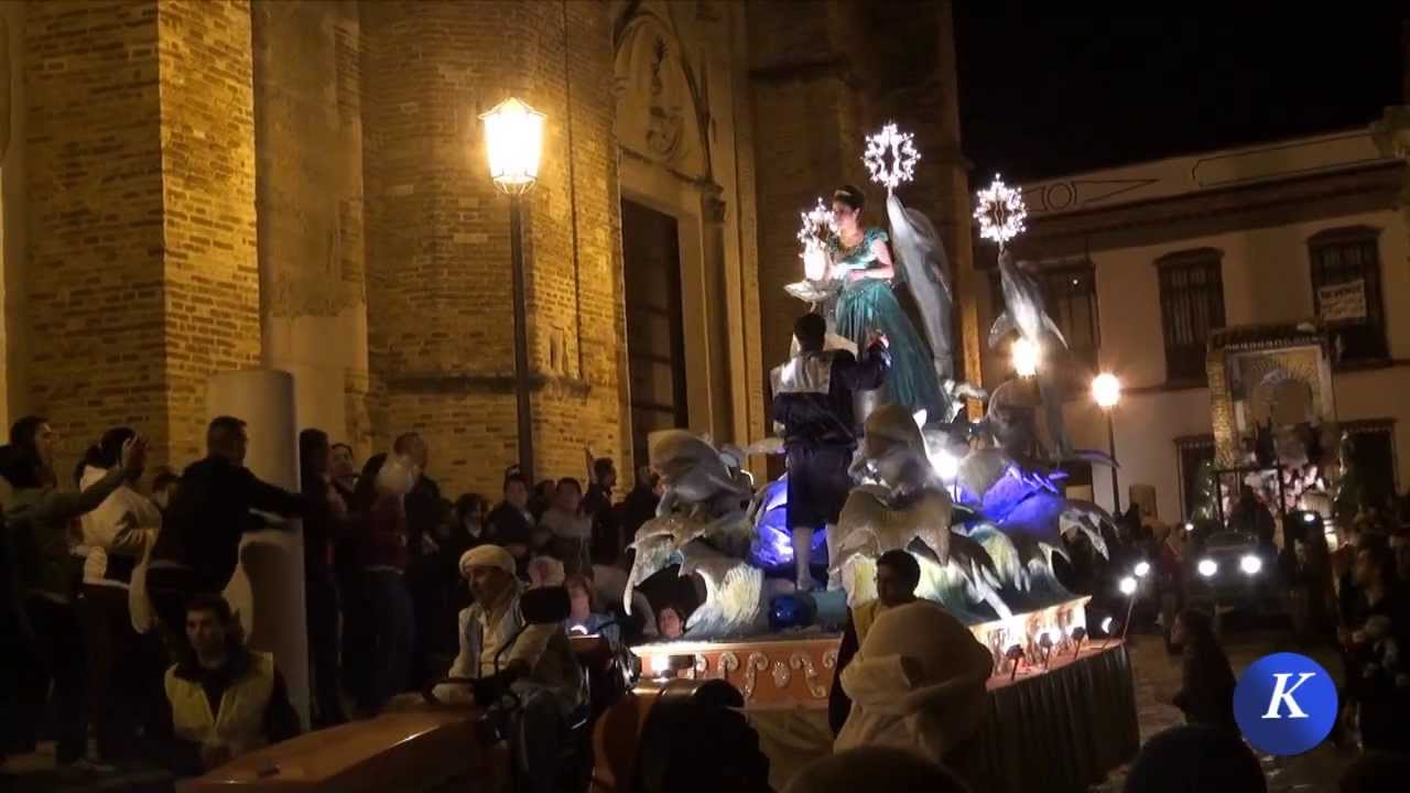 Carmona: Cabalgata de los Reyes Magos 2014 : en Santa María
