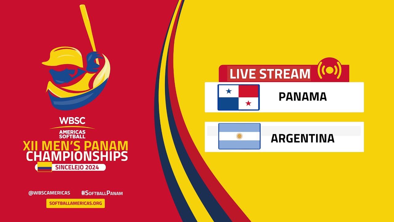 Panama v Argentina | XII Men's Softball Pan American Championship 2024