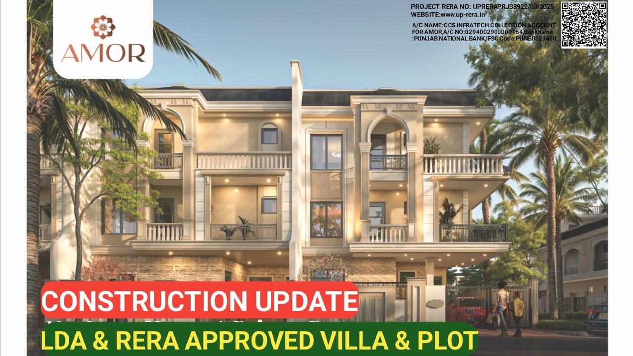 CALL:7348638030,Amor Villas & Plot,Constrction update,Satrikh Road Lucknow,@EstaateTalk 