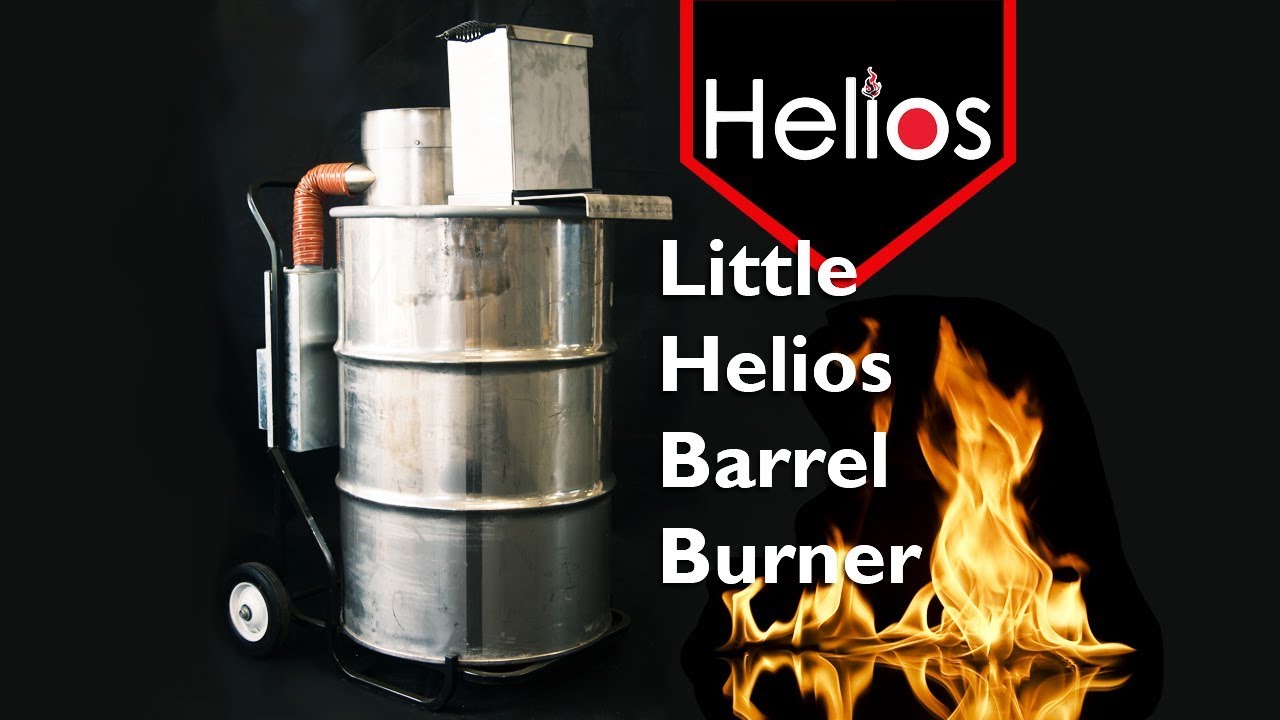 Little Helios Barrel Burner | Drug and Medical Waste Burner
