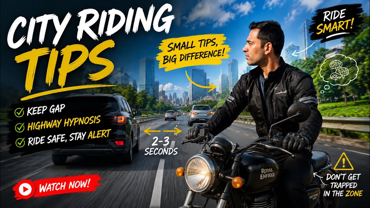 Highway Hypnosis | Gap with other Vehicles | Common Insurance Mistake | City Riding Tips