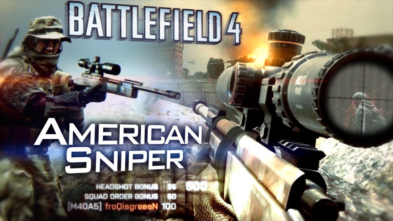 Battlefield 4: 'American Sniper' - Navy SEAL M40A5 Sniping Gameplay [60fps]
