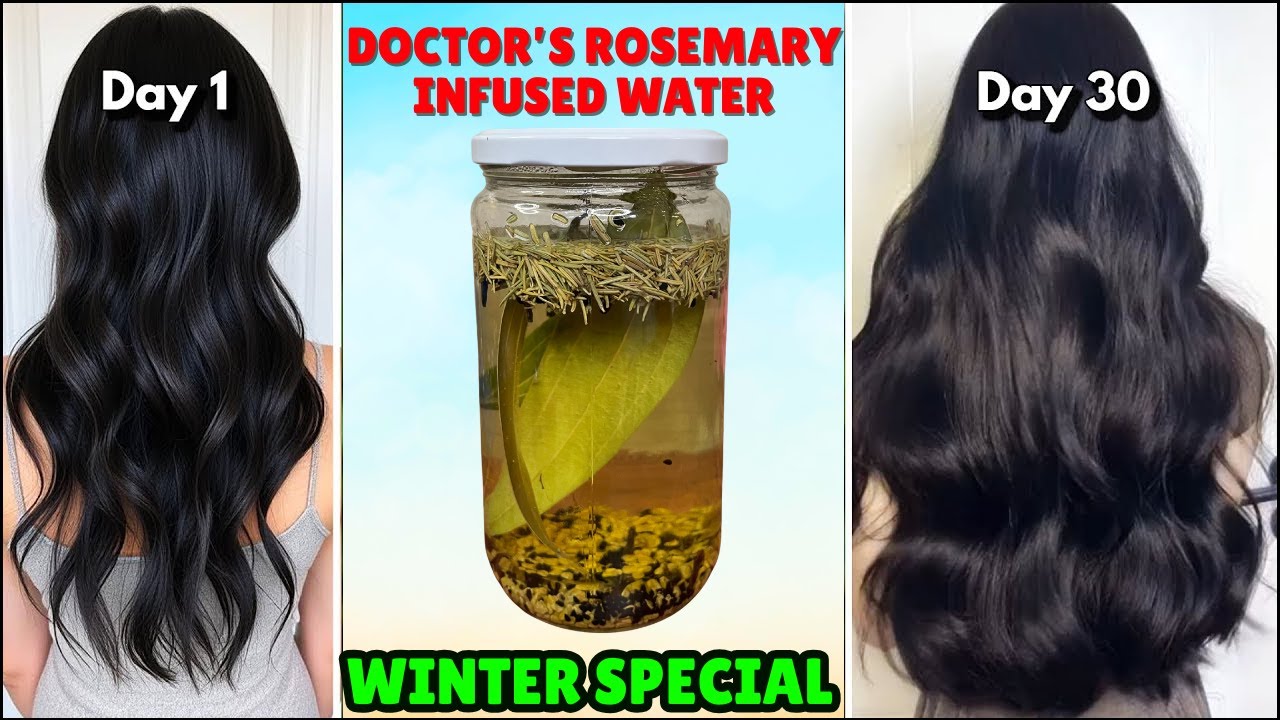 Rosemary Infused Water Kaise banaye | Dr Madiha Bhayani Rosemary Water without boiling for Hair