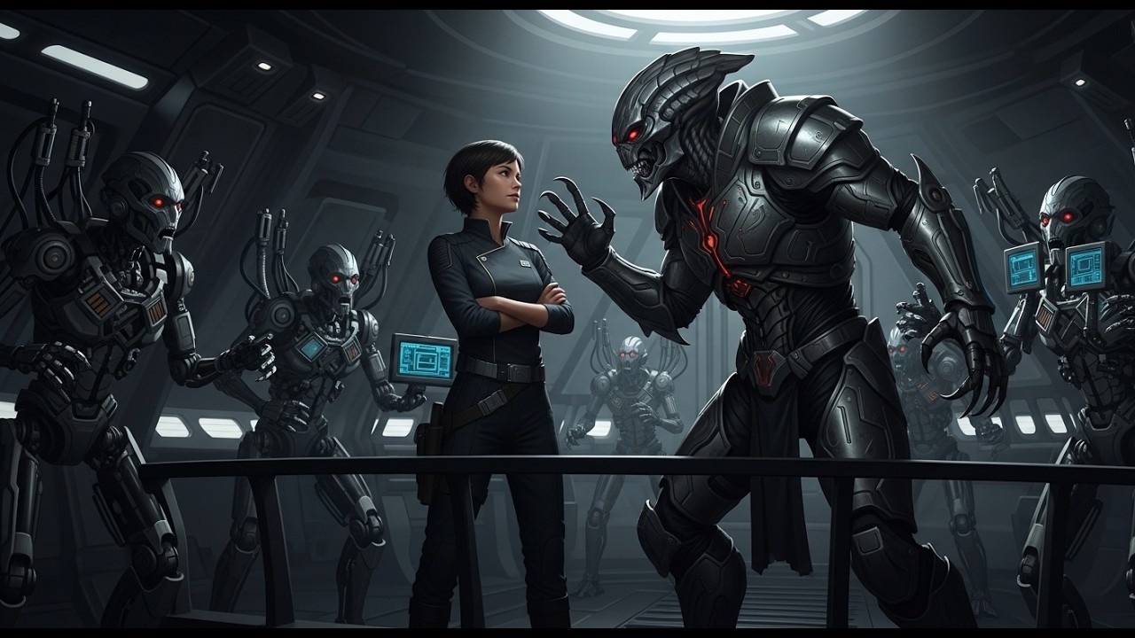 “Why Aren’t You Frightened, Human?” His Reply Made Her Blood Run Cold | HFY Short Sci-Fi Story...