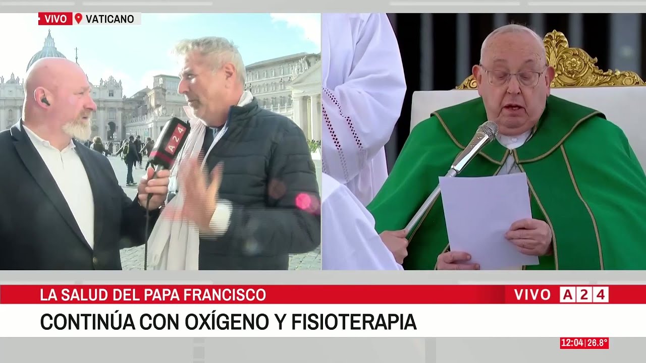 🔴 LA SALUD DEL PAPA FRANCISCO: SU CONDICIÓN ES 