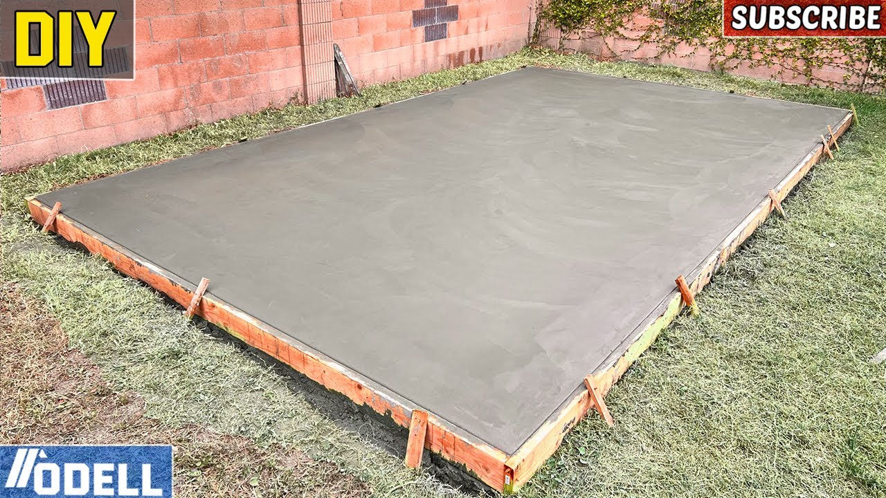 How to Build a Storage Shed Slab Foundation