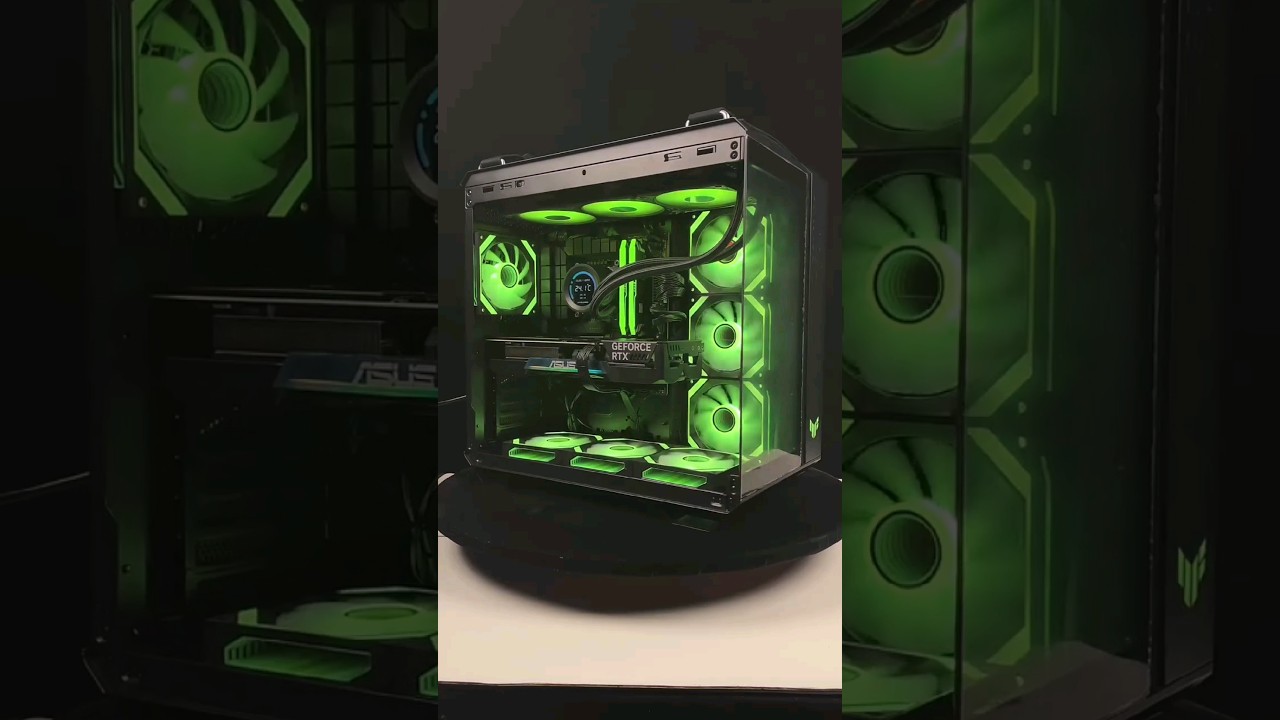 [Lamborghini Edition] Intel i7-13700K🔥 with RTX4070😱#pcbuild ASMR #shorts