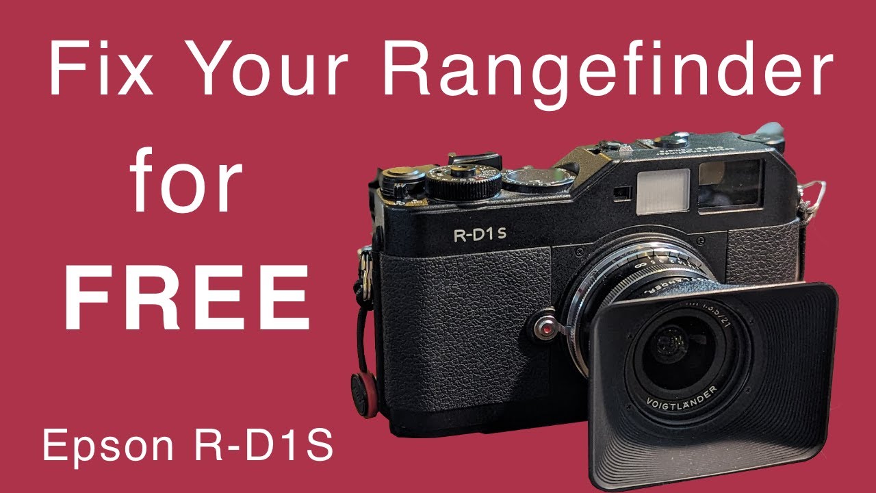 DIY Epson R-D1S Rangefinder Adjustment (Vertical Misalignment)