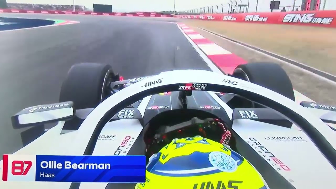 [F1] Onboard Ollie Bearman Haas CHINA GP🇨🇳 2025
