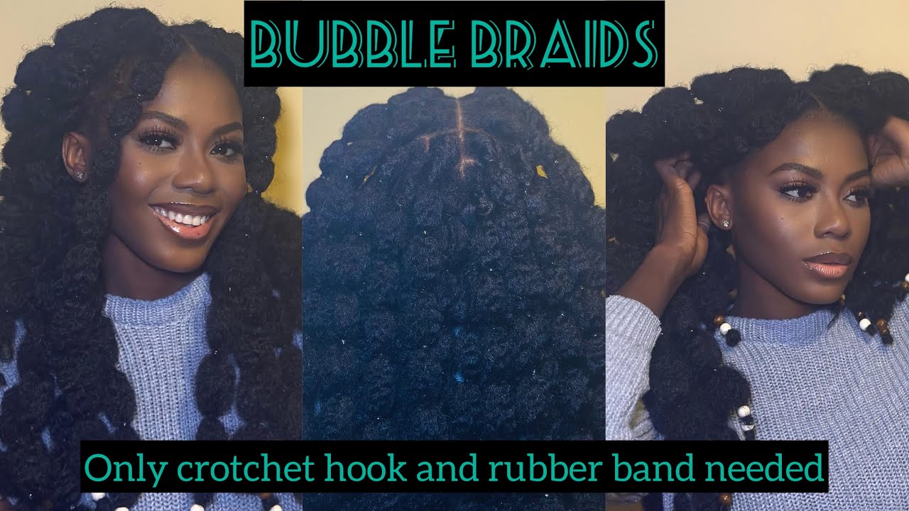 Bubble braids/puddle puffs tutorial | simple beginner friendly.