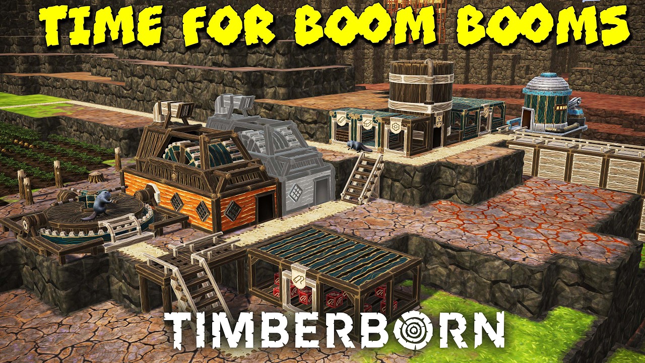 Accessing Explosives in Timberborn  | Bad Crater Episode 7