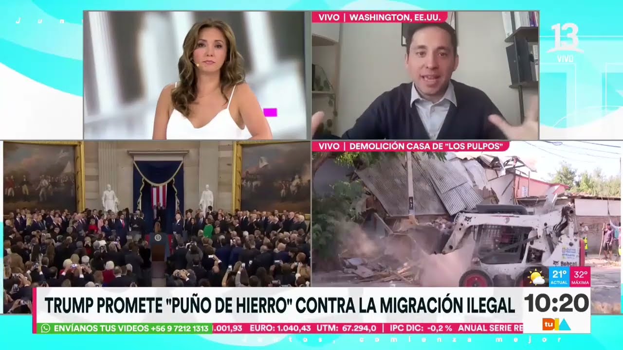 Primeras medidas de Donald Trump tras su regreso a la Casa Blanca | Tu Día | Canal 13