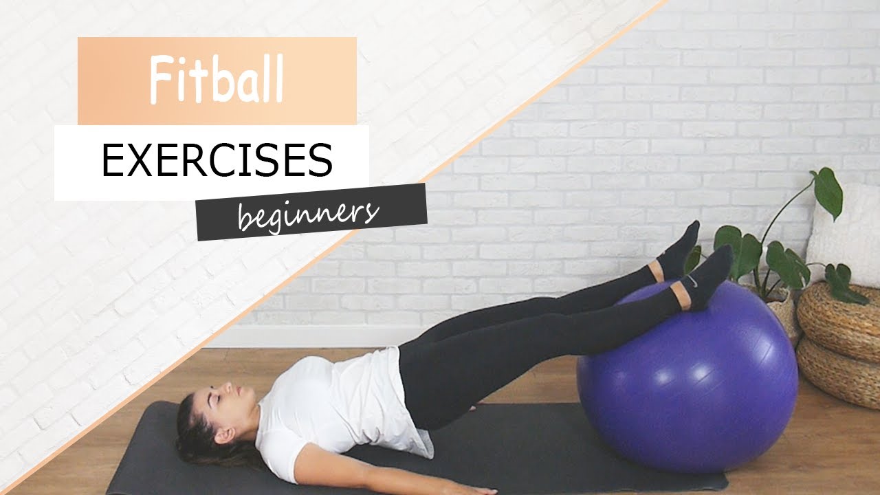 Γυμναστική στο σπίτι με fitball για αρχάριους