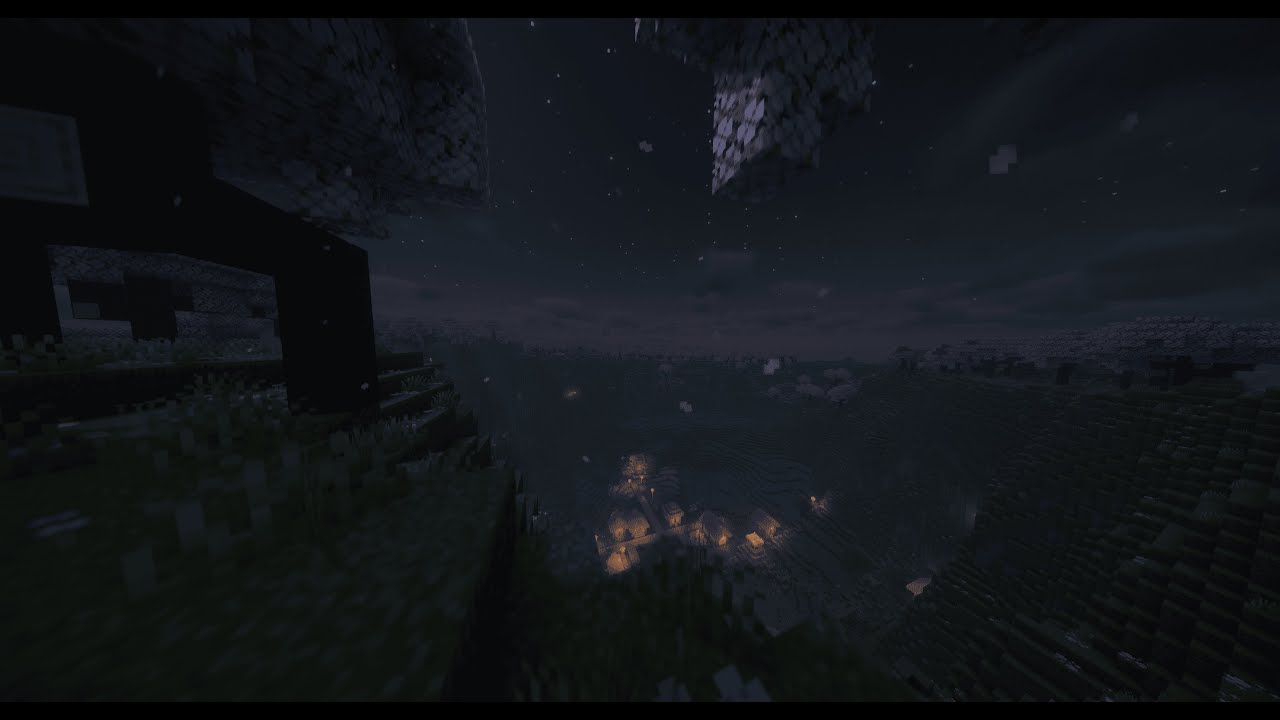 1 Hour Minecraft Night Ambience 🌸 (Cherry Grove Petals • Calm Music for Sleep/Study)