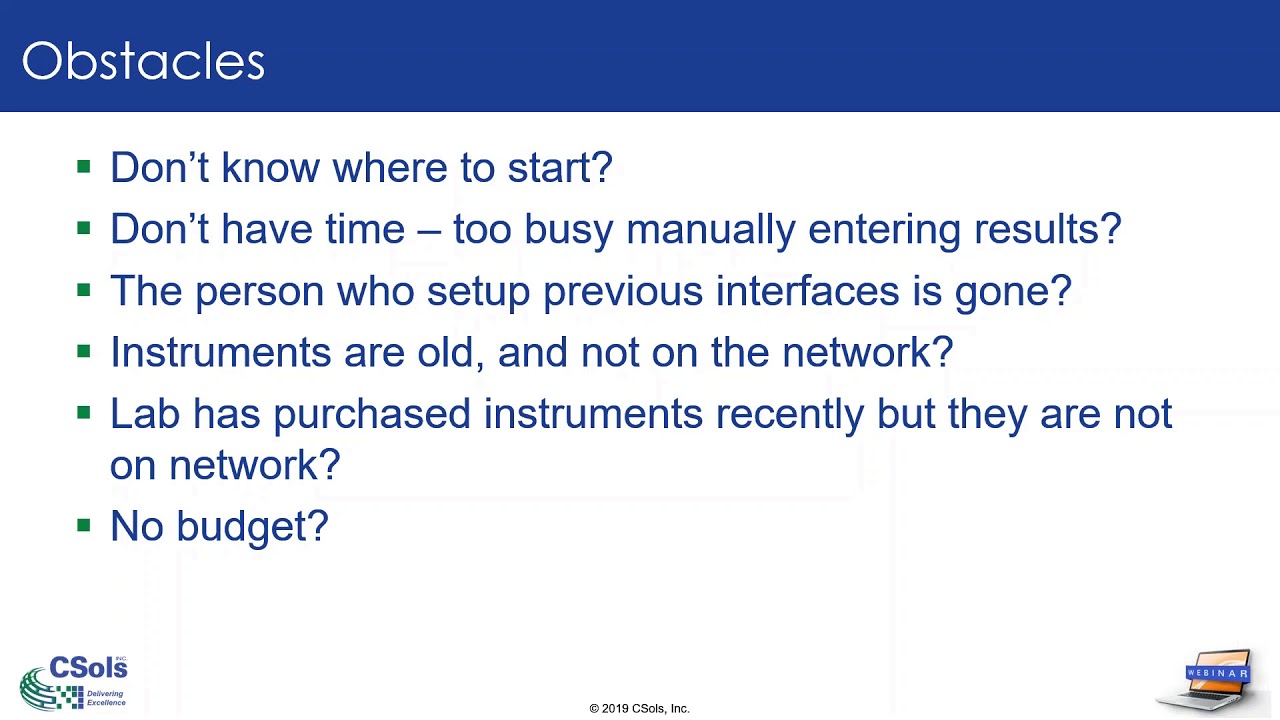 Connecting Lab Instruments to SampleManager LIMS