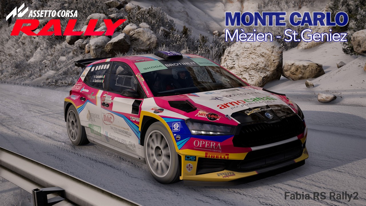 Assetto Corsa Rally - Fabia RS  - Monte Carlo