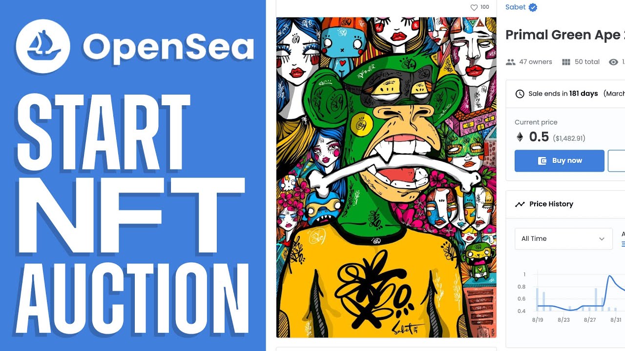How To Start NFT Auction On OpenSea 2022 (Step By Step Tutorial)